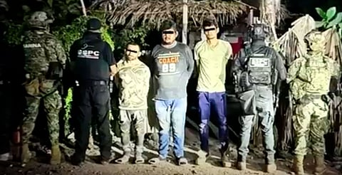 Los detenidos serán procesados por extorsión, secuestro y posesión de armas, tras ser puestos a disposición del Ministerio Público