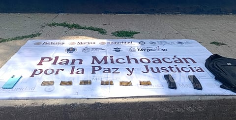 Venezolano herido es asegurado tras enfrentamiento en Apatzingán