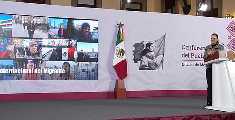 México se escribe con "M" de migrante, su protección es nuestra prioridad: Sheinbaum