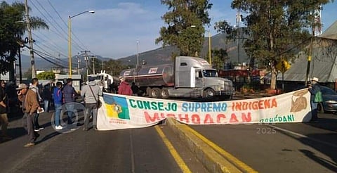 Consejo Indígena advierte para enero toma de carreteras en Michoacán
