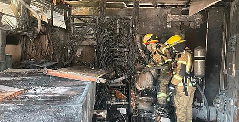 Se incendia oficina de Bienestar en Morelia