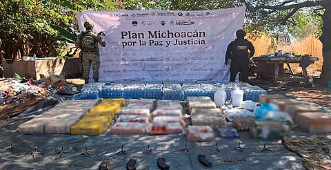 Plan Michoacán suma 241 detenidos y 53 kilos de material explosivo asegurado