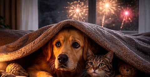 Cómo proteger a tus mascotas del ruido y pirotecnia