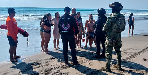 Playas bajo vigilancia permanente por temporada invernal en Lázaro Cárdenas