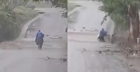 Fueron arrastrados juntos: hombre y caballo mueren tras lluvias en Veracruz