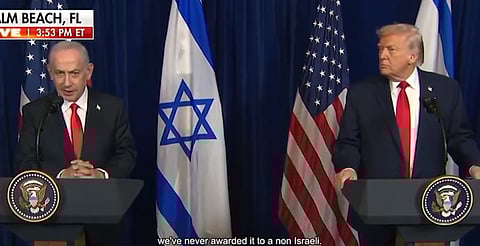 Trump será condecorado por Israel: 'Grandes contribuciones al pueblo judío'