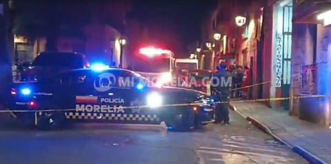 Fallece taquero mientras atendía su negocio en el Centro Histórico de Morelia