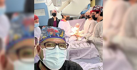 Pesó 2.575 kg y midió 47 cm