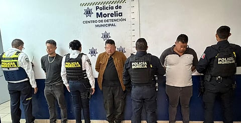 Policía Morelia intercepta vehículo con armas; uno vinculado al caso Hipólito Mora