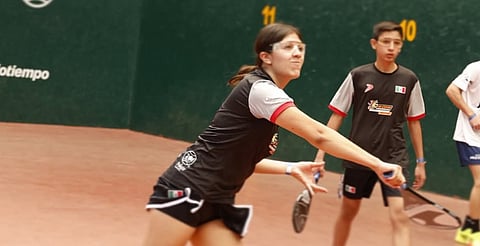 Paulina Fraga, la pelotari michoacana que se prepara para la Liga de Naciones en Argentina