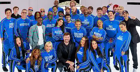 MrBeast junta famosos de todo el mundo en un reto por caridad; Derbez y Diplo, entre los elegidos