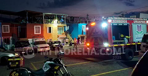 "Flamazo" en cilindro deja dos niñas heridas en casa de Uruapan