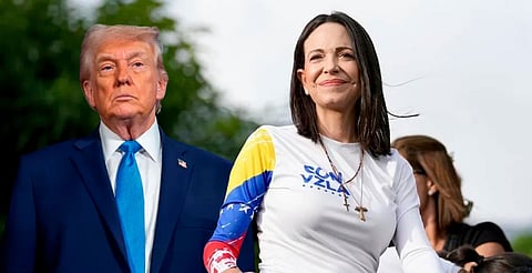 Machado agradece a Trump y propone compartir el Nobel de la Paz