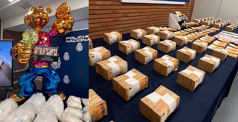 ¡Popeye cargado! Así escondían droga en estatuas de mármol enviadas desde México