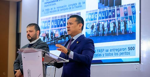 "Es resultado de una estrategia integral": fiscal reporta baja en delitos de alto impacto en 2025