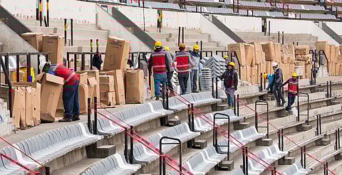 ¡Todo listo en el Estadio CDMX! Avanza instalación de butacas para la Copa FIFA 2026
