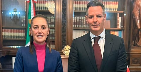 México abierto al diálogo y colaboración, afirma Murat tras reunirse con Sheinbaum