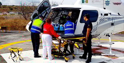 La coordinación entre SSM y SSP permitió un traslado seguro y monitoreado del paciente