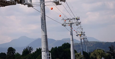 Teleférico de Uruapan iniciará pruebas de funcionamiento la próxima semana