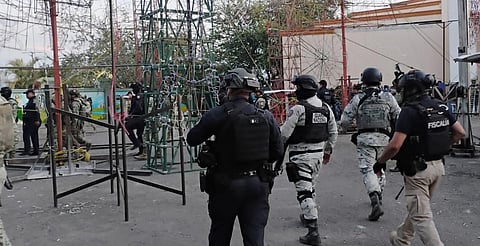 En Tanhuato, aseguran castillo de pirotecnia con características de apología del delito: SSP