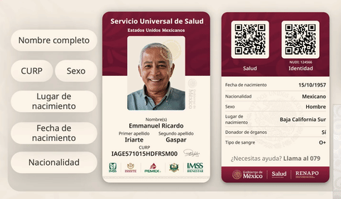 Nueva credencial de salud dará acceso a IMSS, ISSSTE y Bienestar