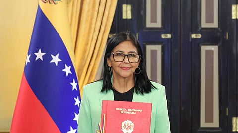 Delcy Rodríguez, presidenta interina de Venezuela, es invitada a Estados Unidos