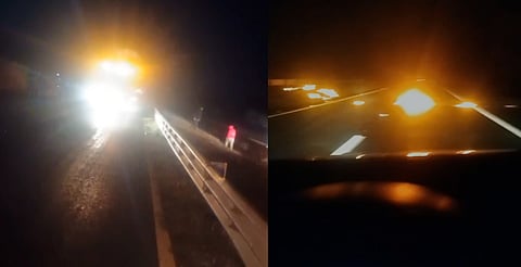 Presuntos normalistas de Tiripetío realizan actos vandálicos en la Morelia-Pátzcuaro