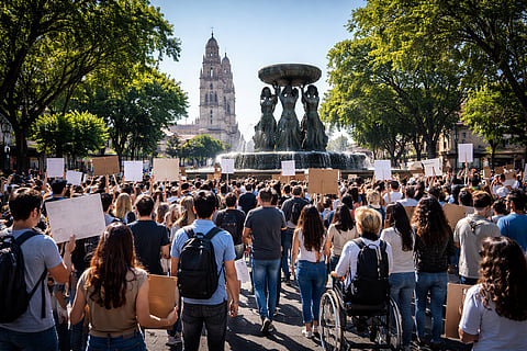 “Sigue en pie la marcha”: colectivos llaman a exigir justicia por Anayeli y Víctor