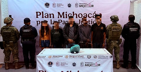 SSP detiene a 5, uno de ellos presunto integrante de banda que robaba vehículos en Morelia