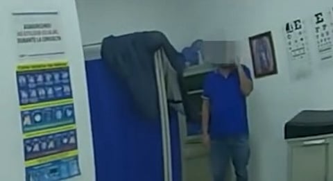 Difunden video de la detención de médico acusado de abuso en Morelia