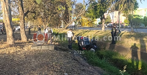 Accidente en el periférico norte de Morelia deja a conductor herido