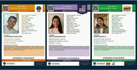 Familiares no autorizaron difundir fichas de búsqueda tras triple desaparición en Michoacán: FGE