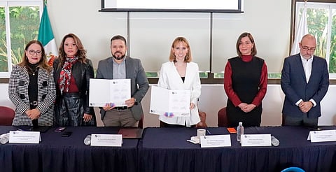 Firma Tribunal Anticorrupción convenio con la CEDH