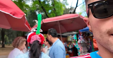 "¿En qué momento te compras eso?": influencer español visita México y critica "changuitos" de Chapultepec