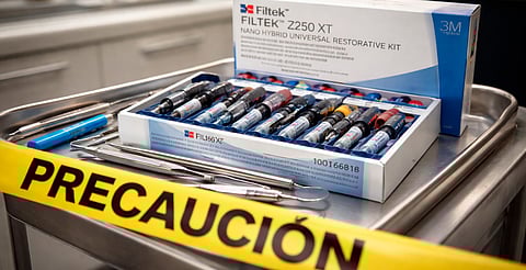 Alerta sanitaria: resina dental robada podría poner en riesgo a pacientes