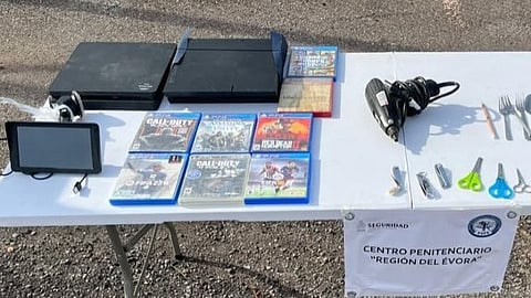 Consolas de videojuegos y cuchillos entre lo asegurado por la Guardia Nacional en prisión de Sinaloa