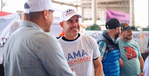 Fito Torres, moreliano interesado en el desarrollo de su estado, participa en encuentro ciudadano AMA Michoacán