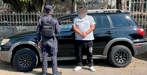 Detienen a sujeto y recuperan camioneta robada, en Morelia