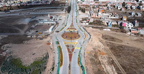 En etapa final, glorieta que conectará avenidas Juan Pablo Segundo y Amalia Solórzano