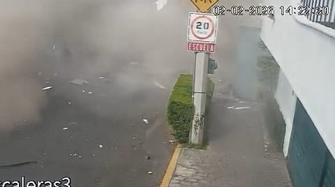 VIDEO: Fuerte explosión por gas LP deja severos daños en vivienda de CDMX