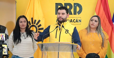 Dirigente del PRD celebra visita de Sheinbaum a Michoacán