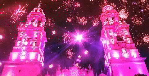 Catedral de Morelia se iluminará los sábados de febrero con temática romántica