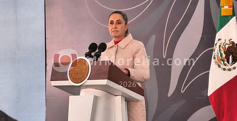 "Será la gente quien elija a sus candidatos", responde Sheinbaum ante panorama político en Michoacán