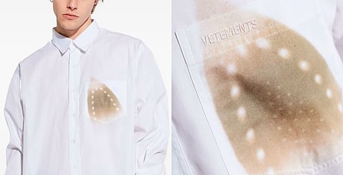 Venden camisa “quemada” en casi 20 mil pesos