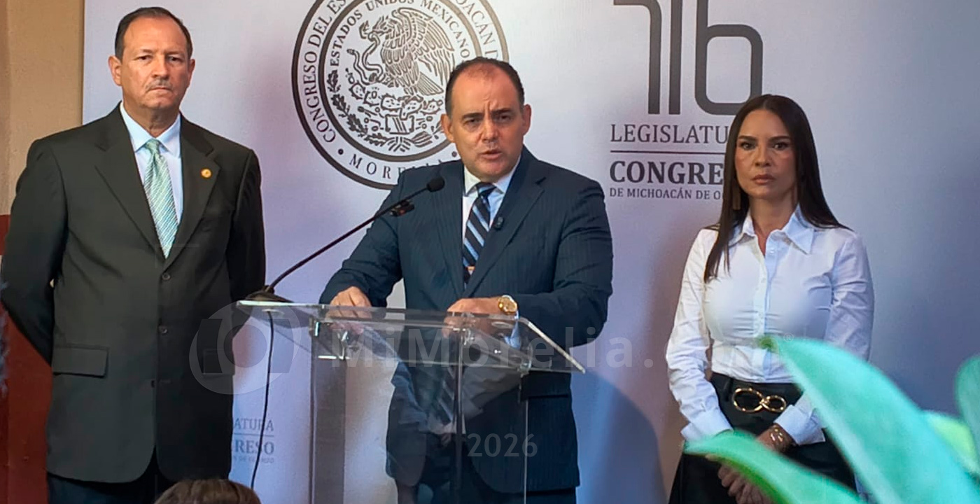 Congreso de Michoacán, aún sin denuncia de juicio político contra Grecia Quiroz: Baltazar Gaona