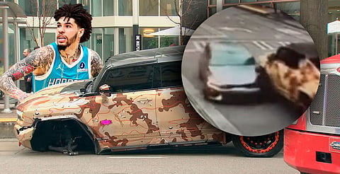 Estrella de la NBA choca su camioneta en Charlotte