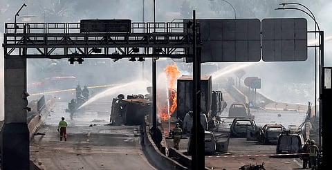 Explota camión con gas en Chile; deja cinco muertos y 17 heridos