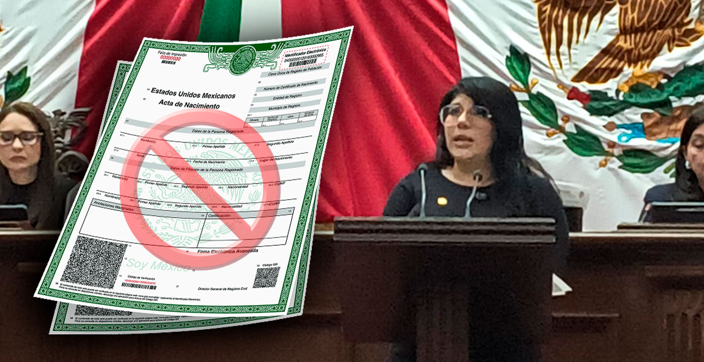 Propone Caratachea rectificación gratuita de actas por errores del Registro Civil