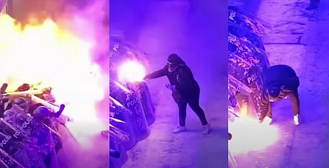 Arrestan a mujer que prendió fuego a policías en el 8M; va a proceso