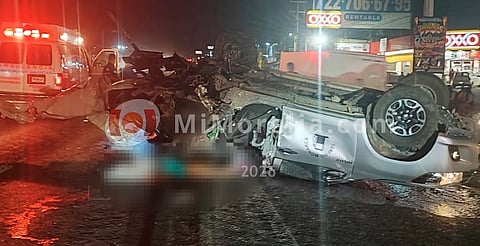 Fallece una persona tras accidente vehicular en la salida a Salamanca en Morelia